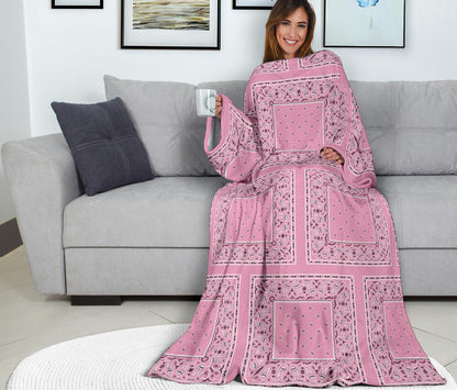 Pink Bandana Monk Blankets