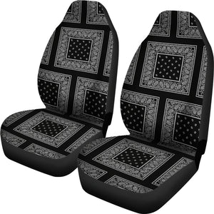 Black car seat cover