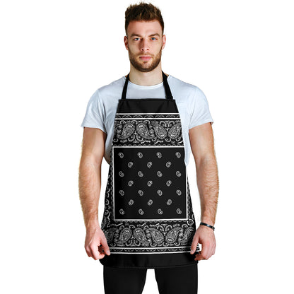 Black Big Bandana Apron