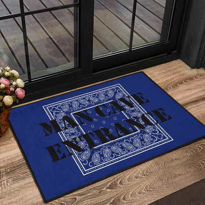 Royal Blue Bandana Door Mats