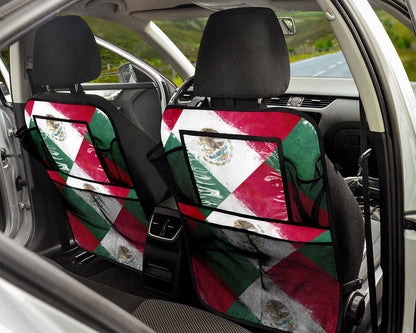 Mexican Flag Bandana Back Seat Organizers