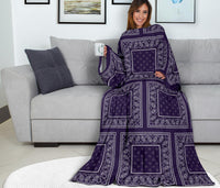 Royal Purple Bandana Monk Blankets