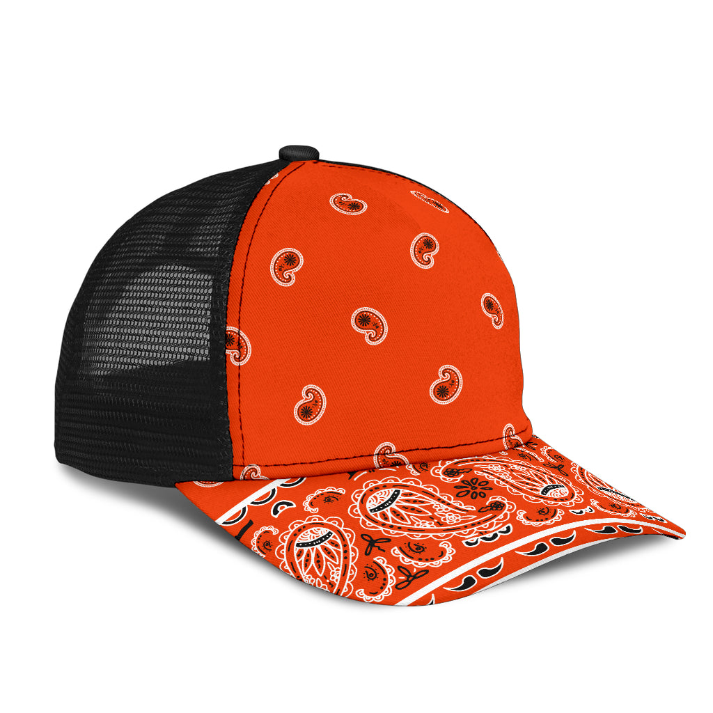 Perfect Orange Bandana Overload Mesh Back Cap
