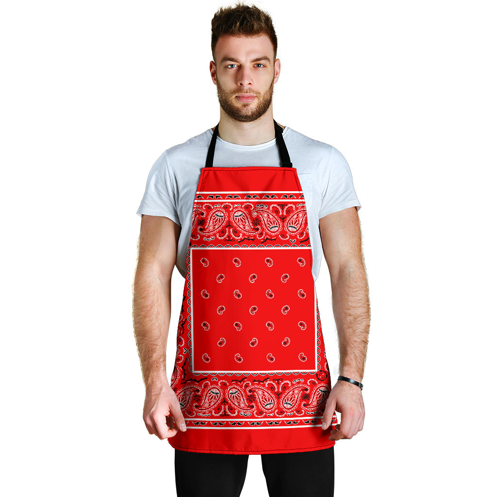 Red Big Bandana Apron