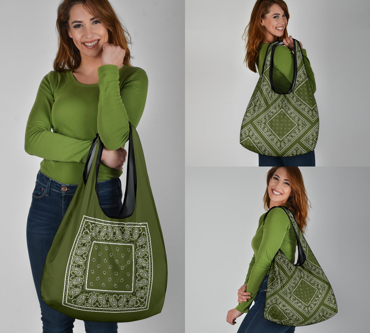 army green bandana bags