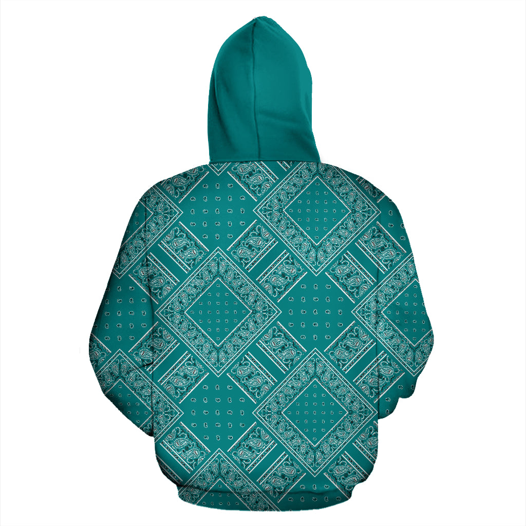 Teal Bandanas DB Pullover Hoodie