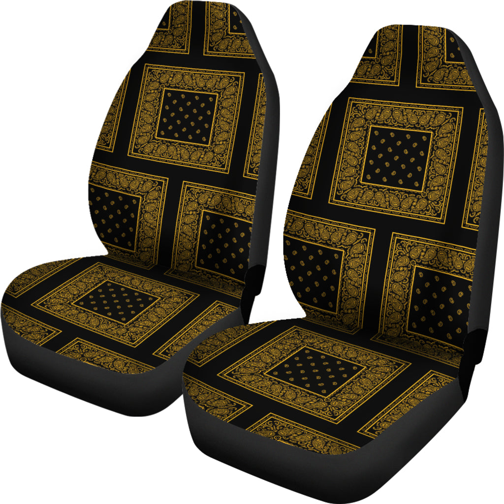 black with gold