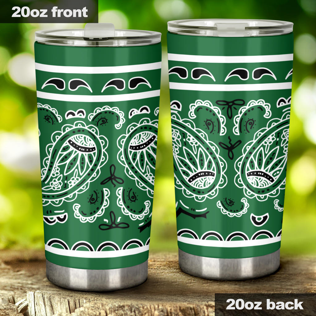 bandana coffee car cups