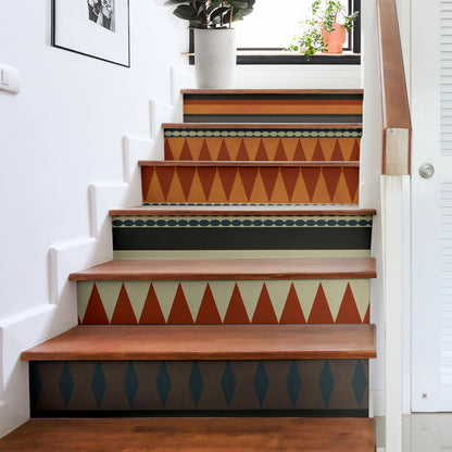 Southwestern Tribal Pattern Stair Stickers 6