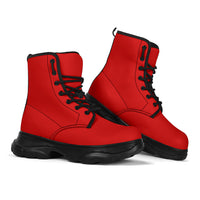 Maddeningly Red Chunk Boots