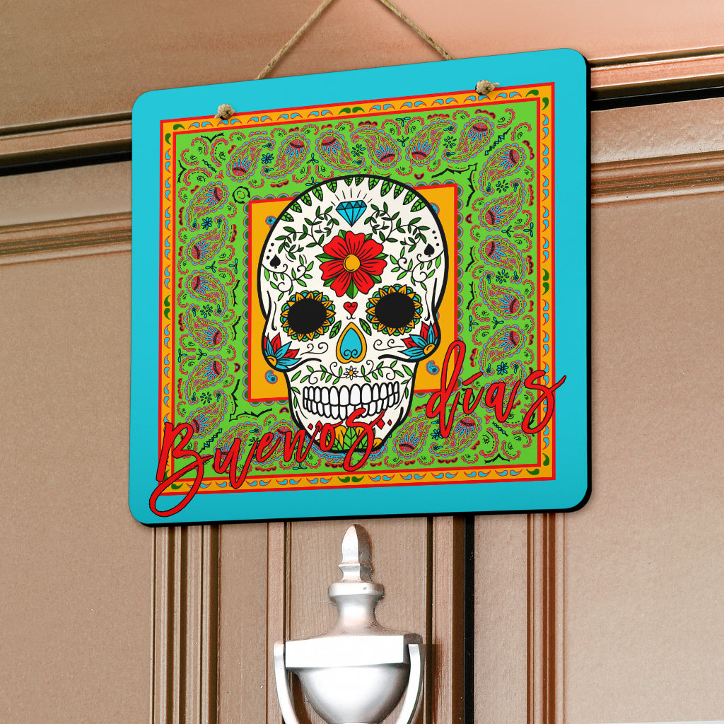 Sugar Skull Door Signs