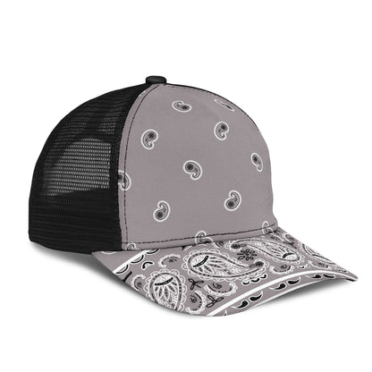 Classic Gray Bandana Overload Mesh Back Cap