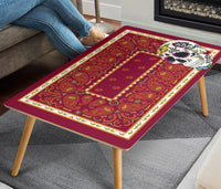 Red Bandana Sugar Skull Coffee Table