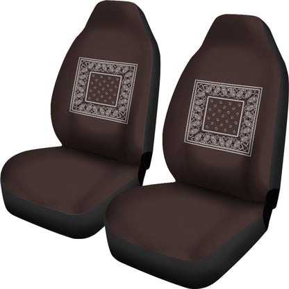 coffee brown car seat cover