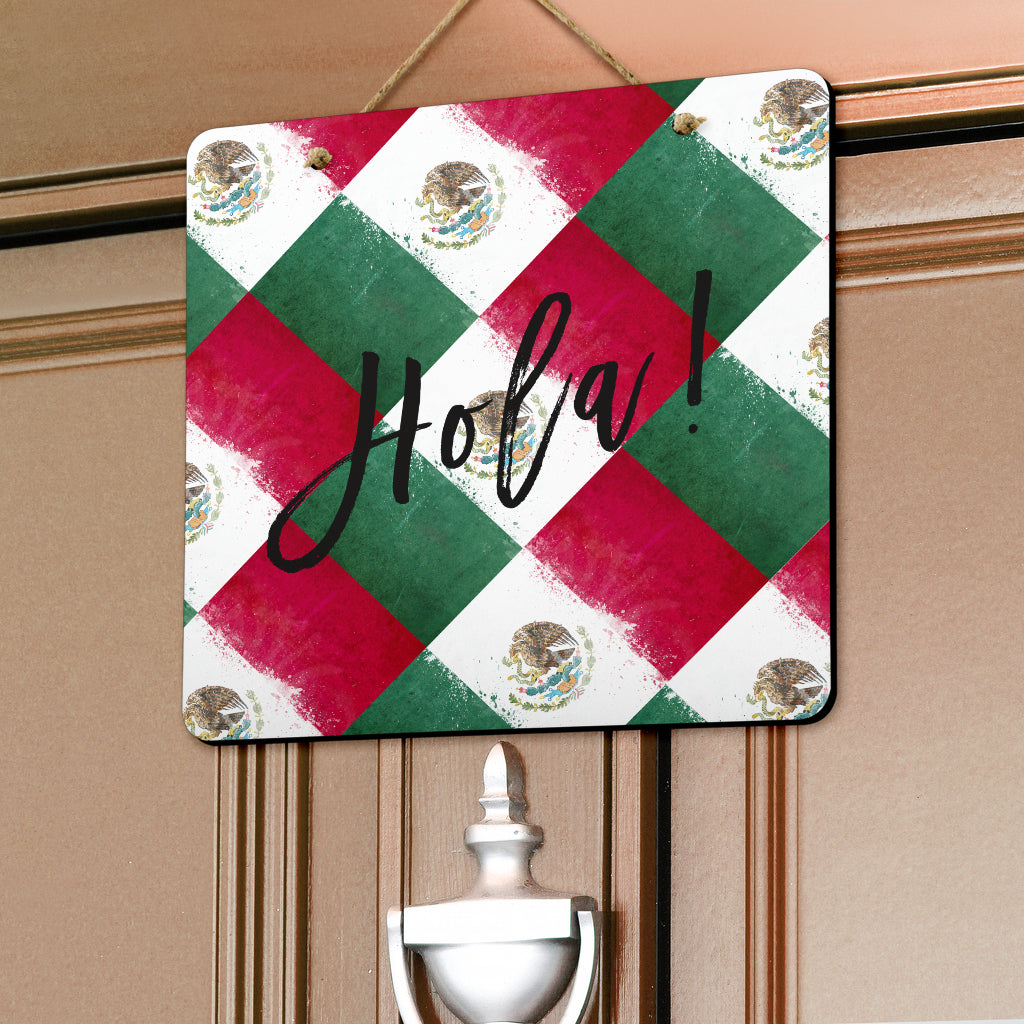 Mexican Flag Door Signs