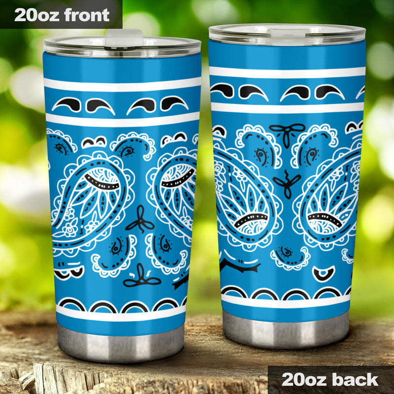 sky blue insulated car cup