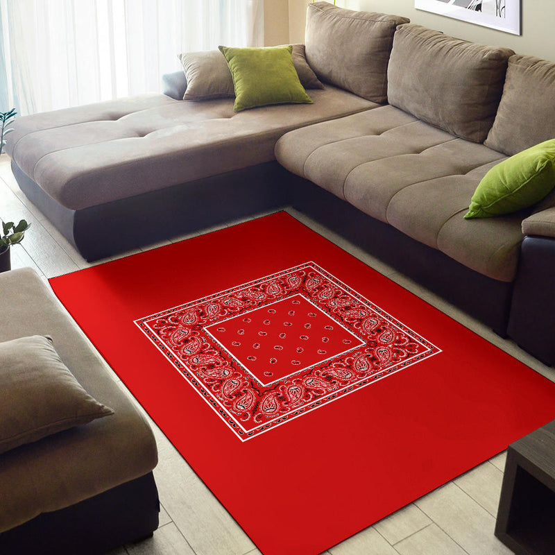 red throw rug