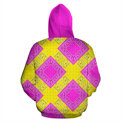 Pink Lemonade Bandanas DB Pullover Hoodie