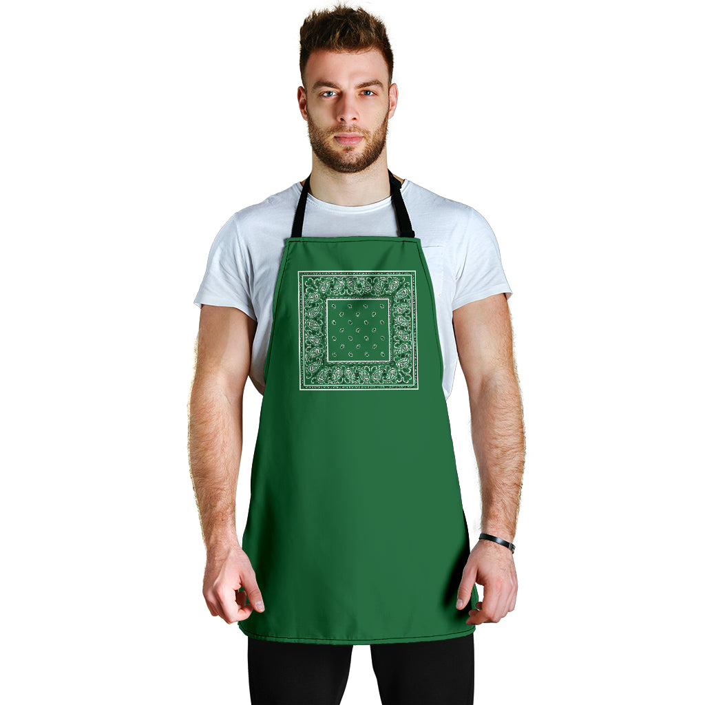 Classic Green Bandana Aprons