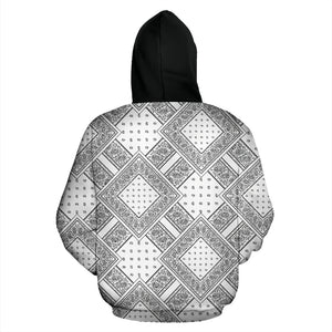 White Bandanas BT Zip Hoodie