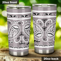 grey bandana tumbler