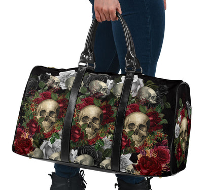 Skulls and Roses Travel Bag