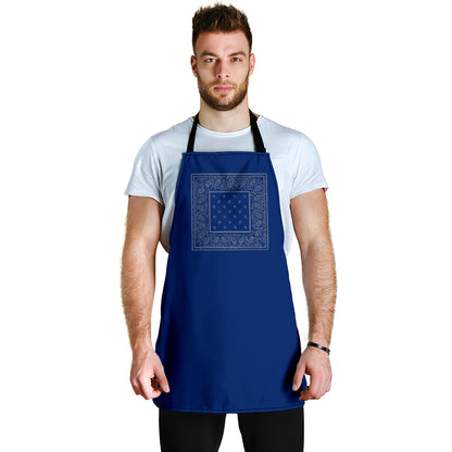 Blue and Gray Bandana Aprons