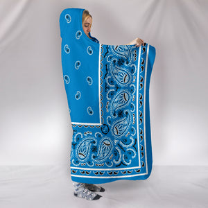 Ultimate Sky Blue Bandana Hooded Blanket