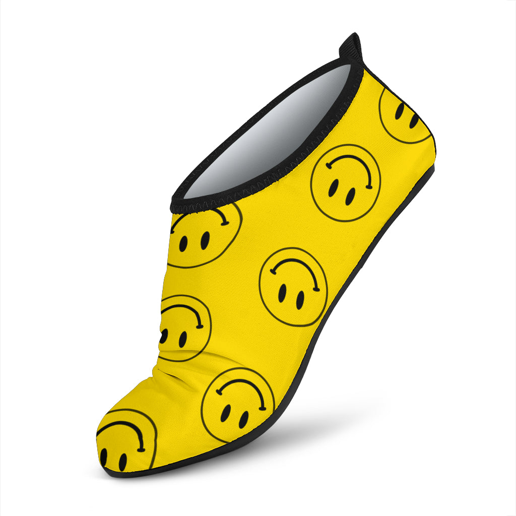 Ridiculously Happy Yellow Water Shoes
