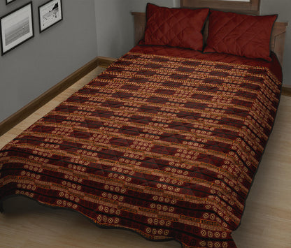 Quilt Set - African Tribal Pattern Quilt w/Shams