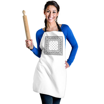 White Bandana Aprons