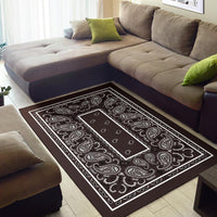 brown throw rugs