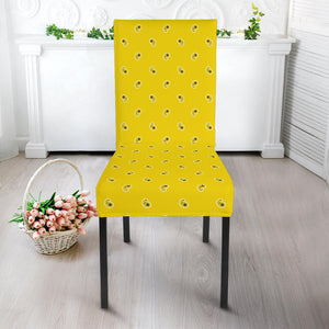 Yellow Kitchen Chair Slipcover
