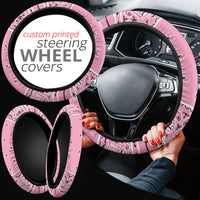 Pink Bandana Steering Wheel Covers - 3 Styles