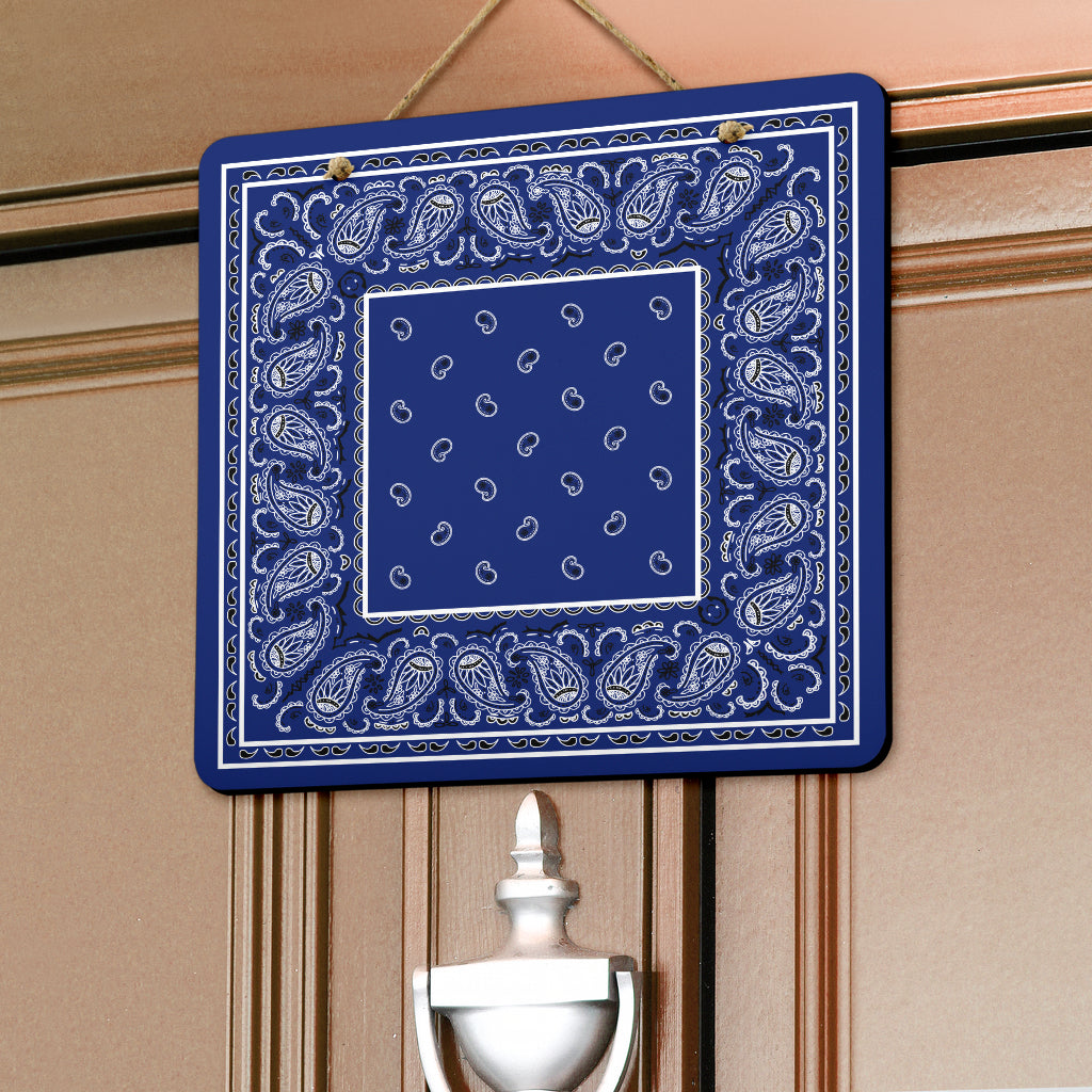 Royal Blue Bandana Signs