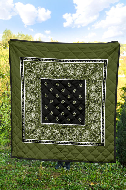 Army Green Bandana Quilts