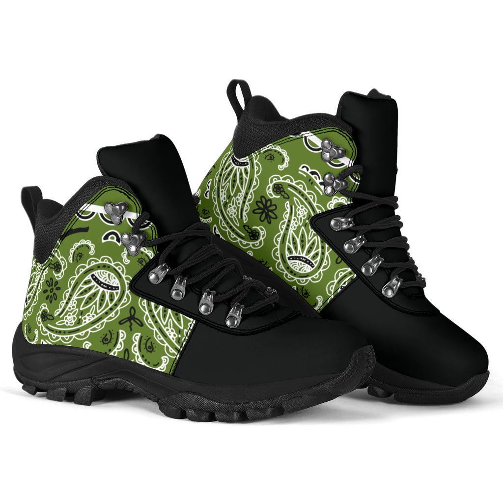Verde Bandana Alpine Boots