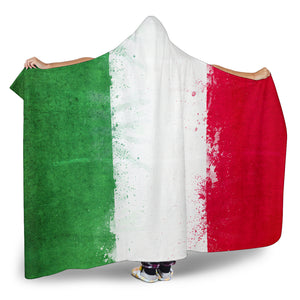 Ultimate Italy Flag Hooded Blanket