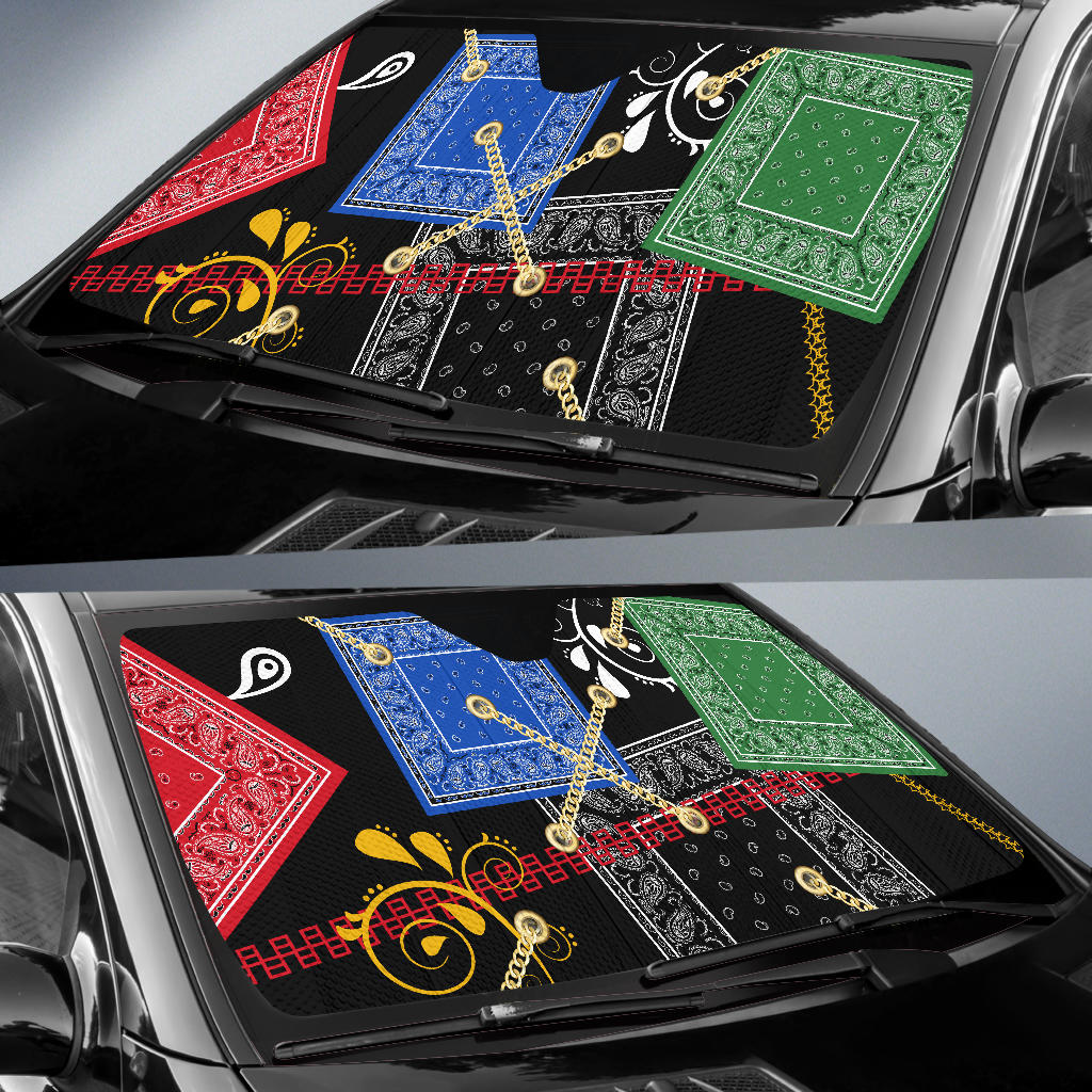 Bandana Auto Window Shade