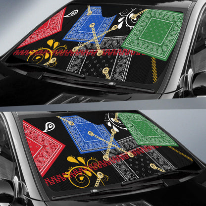 Bandana Auto Window Shade