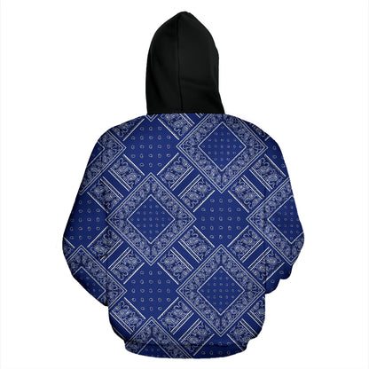 Royal Blue Bandanas BT Pullover Hoodie