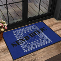 Royal Blue Bandana Door Mats