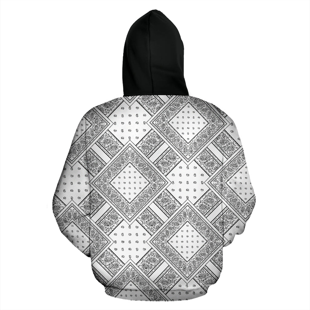 White Bandanas BT Pullover Hoodie