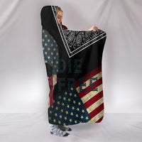 Ultimate Live Hard American Flag Hooded Blanket