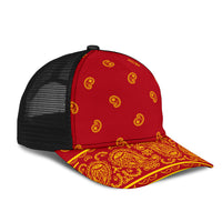 Red and Gold Bandana Overload Mesh Back Cap