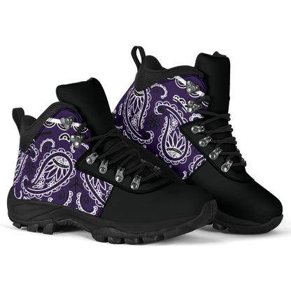 Royal Purple Bandana Alpine Boots