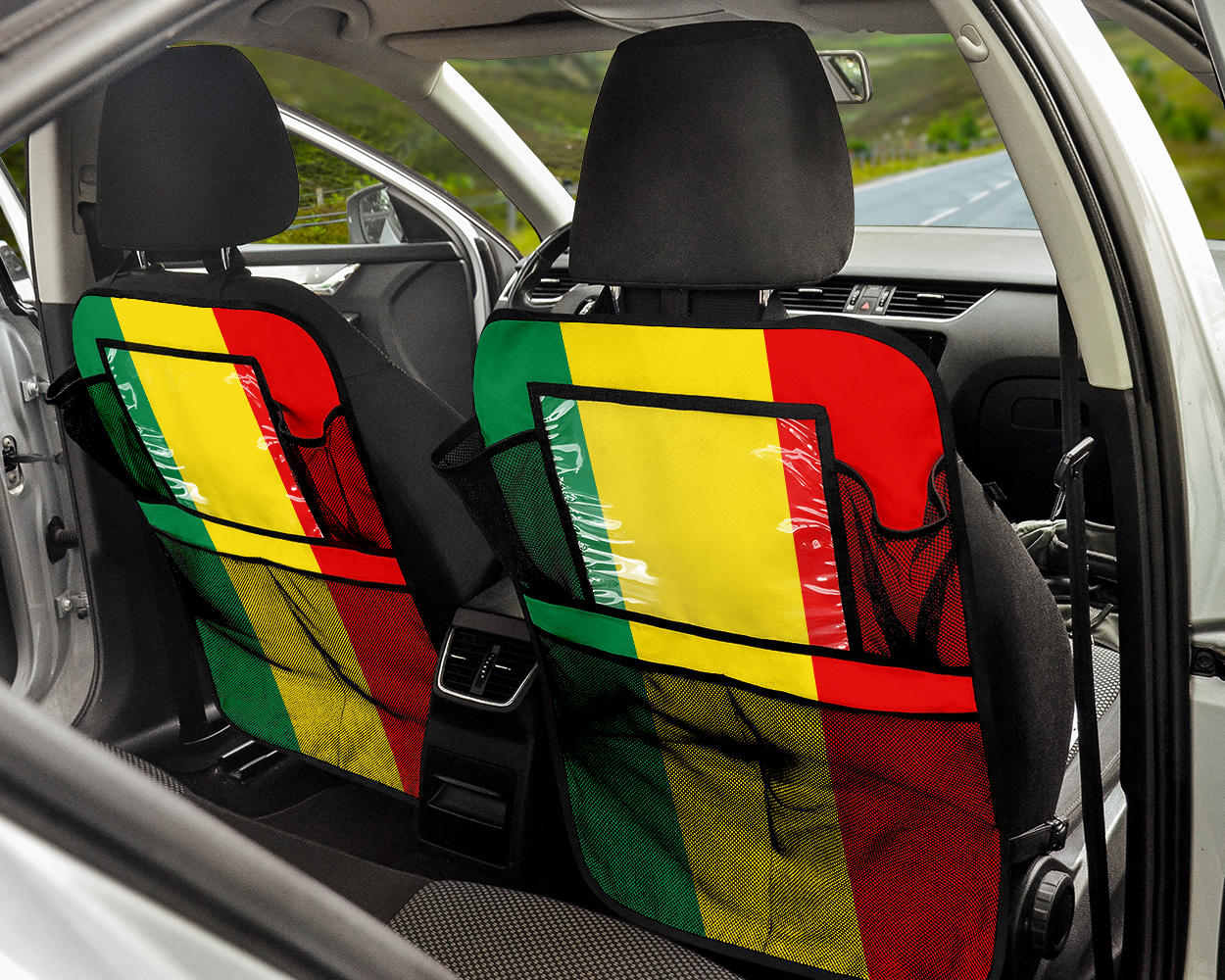 Rasta Bandana Car Seat Organizers