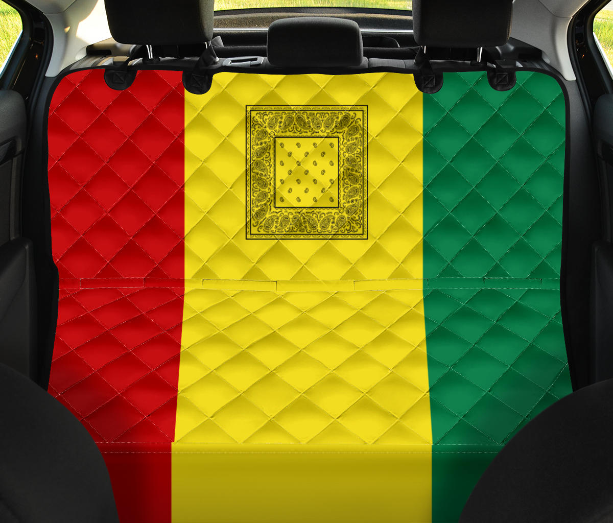 Rasta Bandana Car Pet Seat Covers