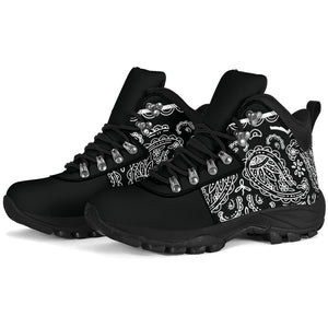 Black Bandana Alpine Boots