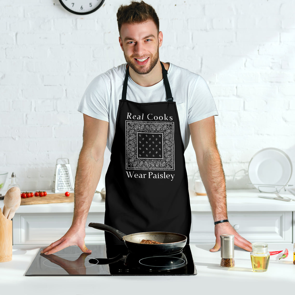 Black Bandana Apron